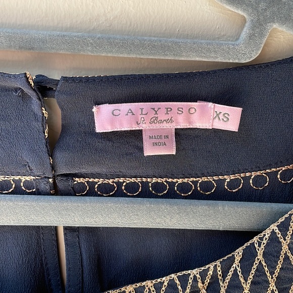 NWT Calypso St. Barth Dress / tunic XS 100% silk - Picture 6 of 12